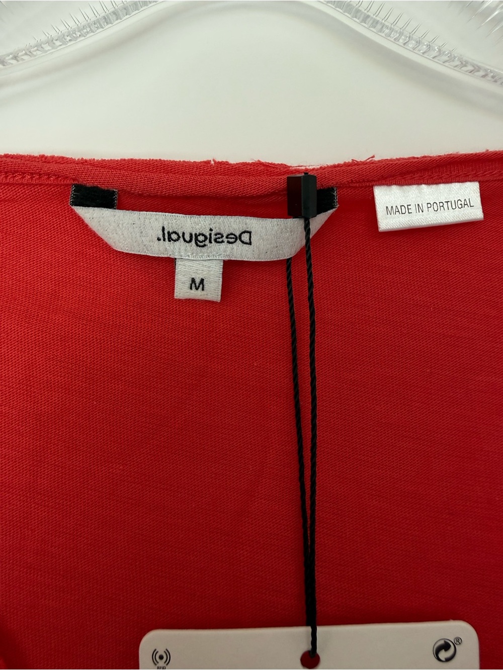Desigual Red Short Sleeve Tee with Floral Medallion - Picture 5 of 14